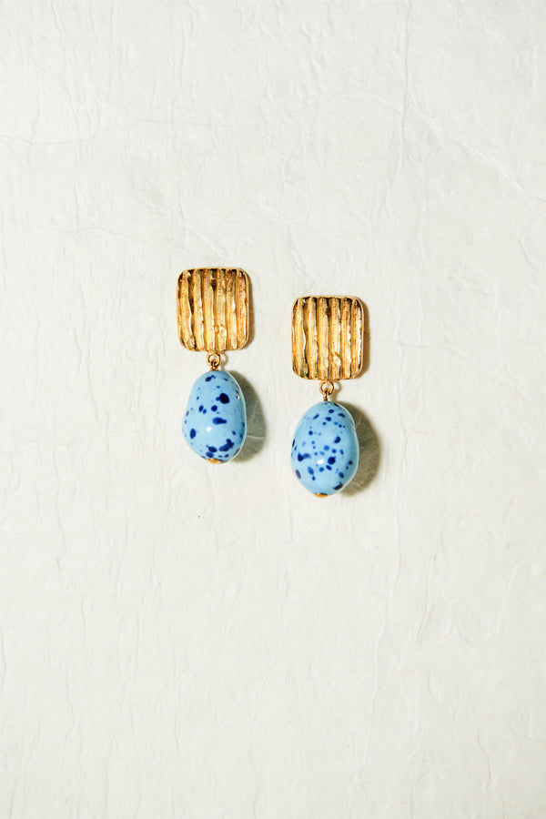 THE MISHA BLUE EARRINGS