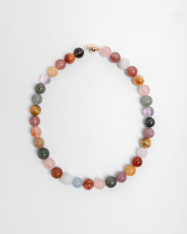 Multi Color Beaded Necklace