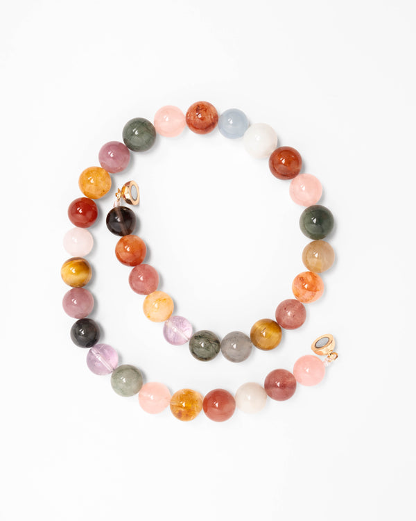 Multi Color Beaded Necklace