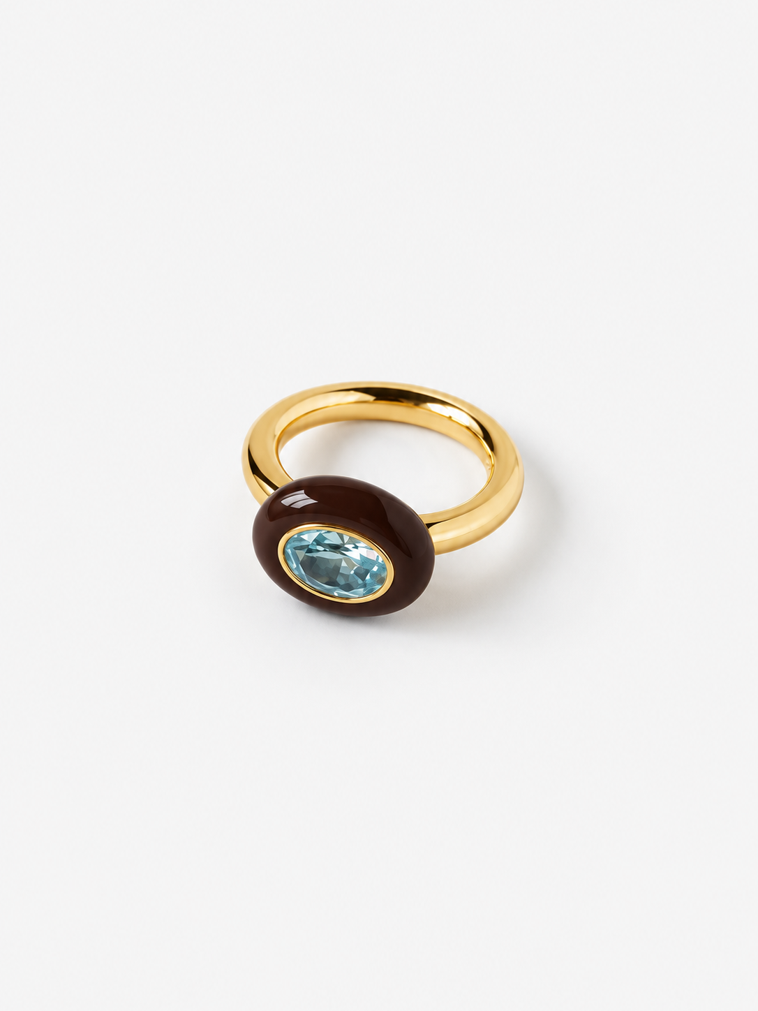 Bonbon Pinky Ring - Brown