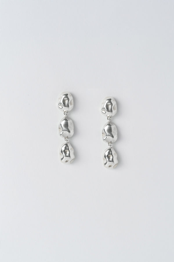 THE EVA EARRINGS IN SILVER