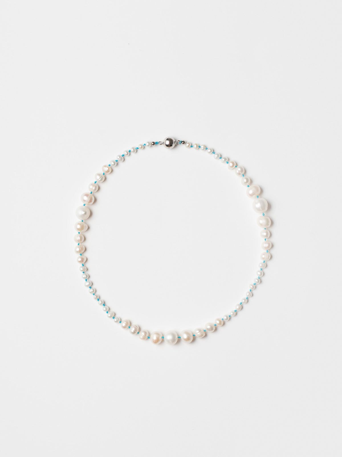 Ella Necklace Blue Cord