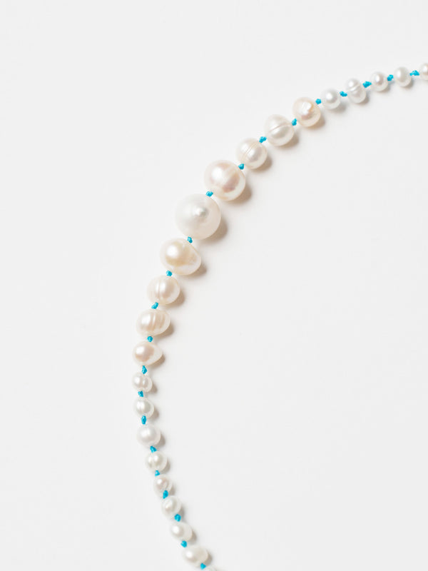 The Ella Necklace - Blue Cord