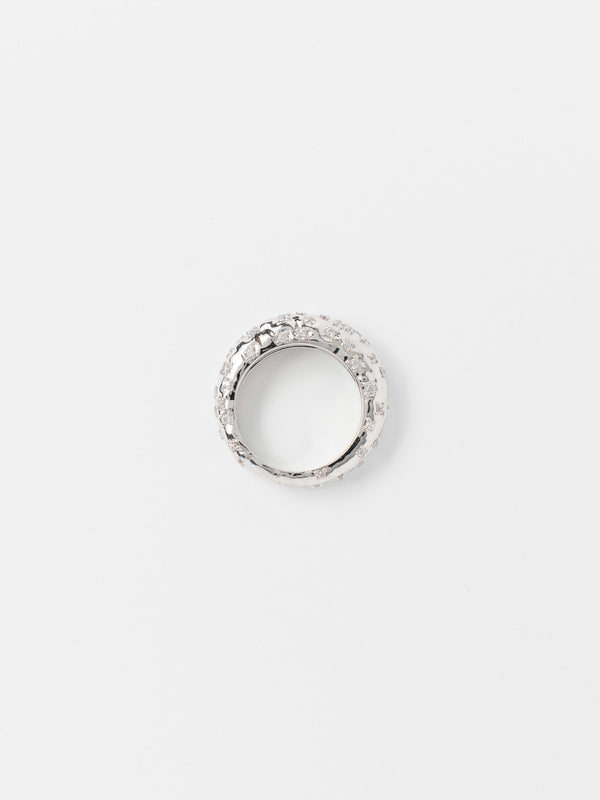Lila Crystal Ring