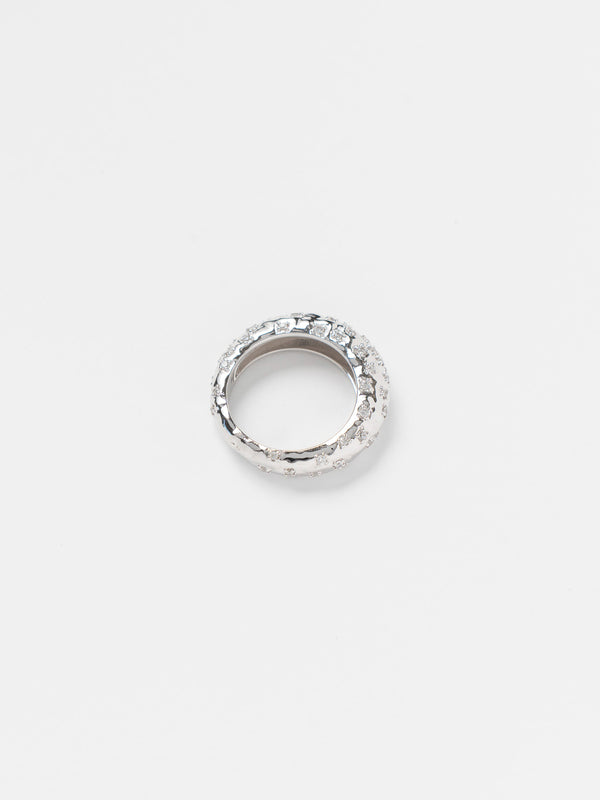 Lila Crystal Ring