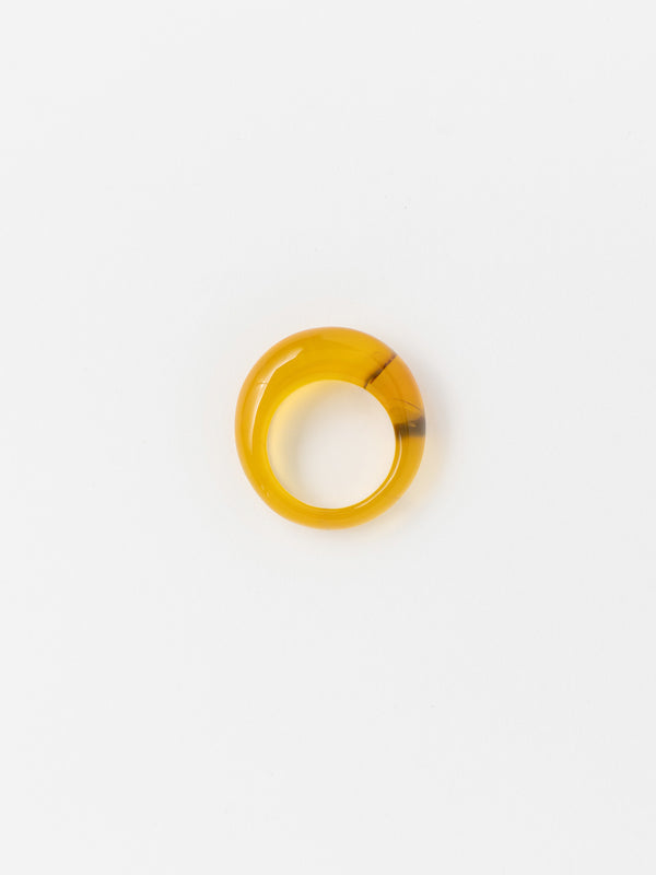 Golden Jadeite Ring