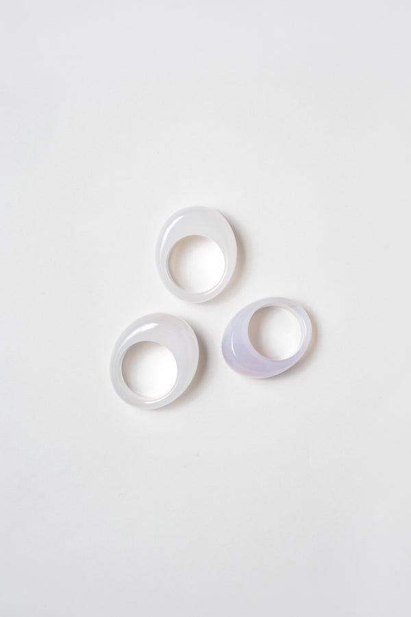 THE LOLA RINGS WHITE