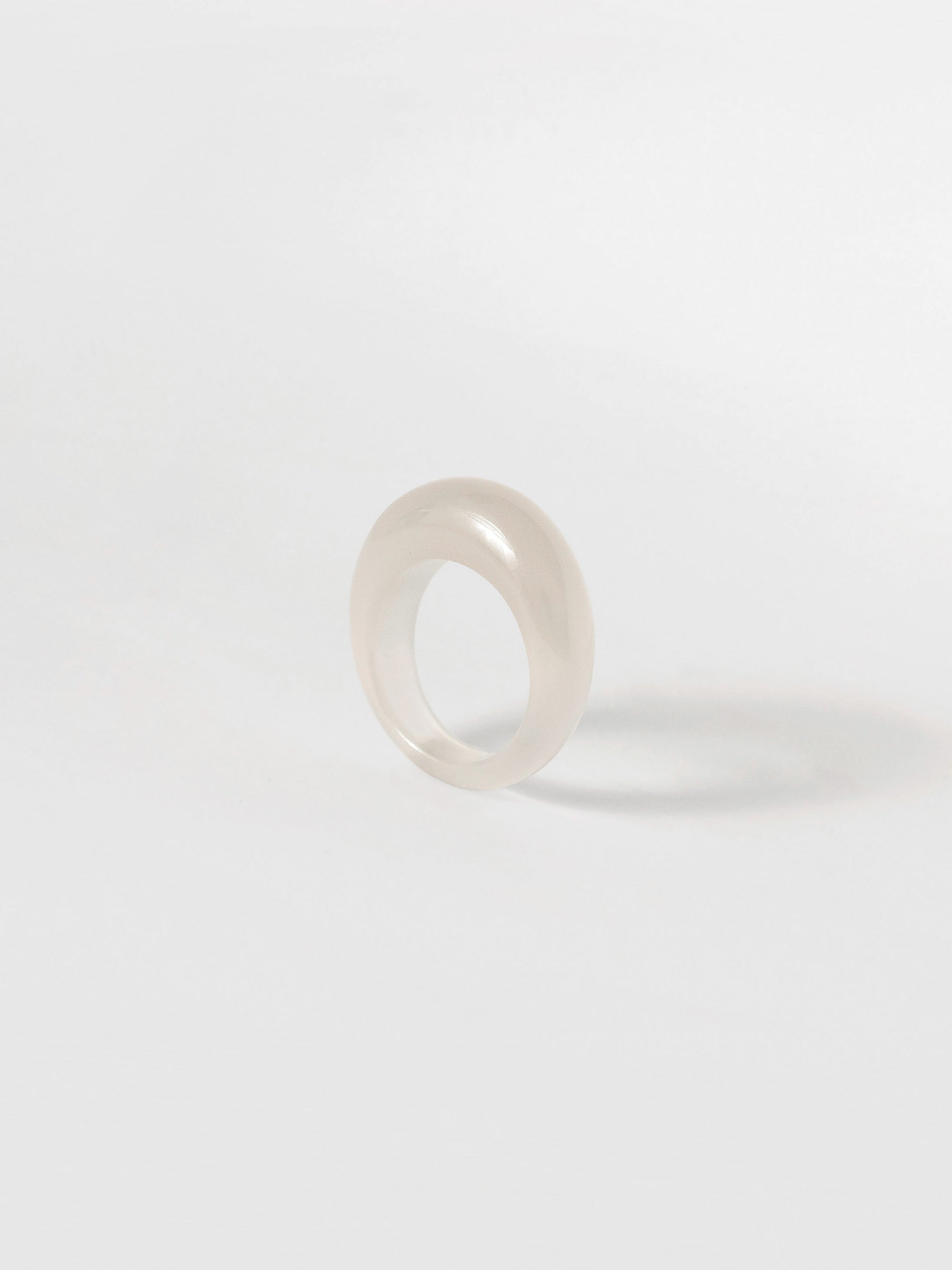 Milky Jadeite Ring