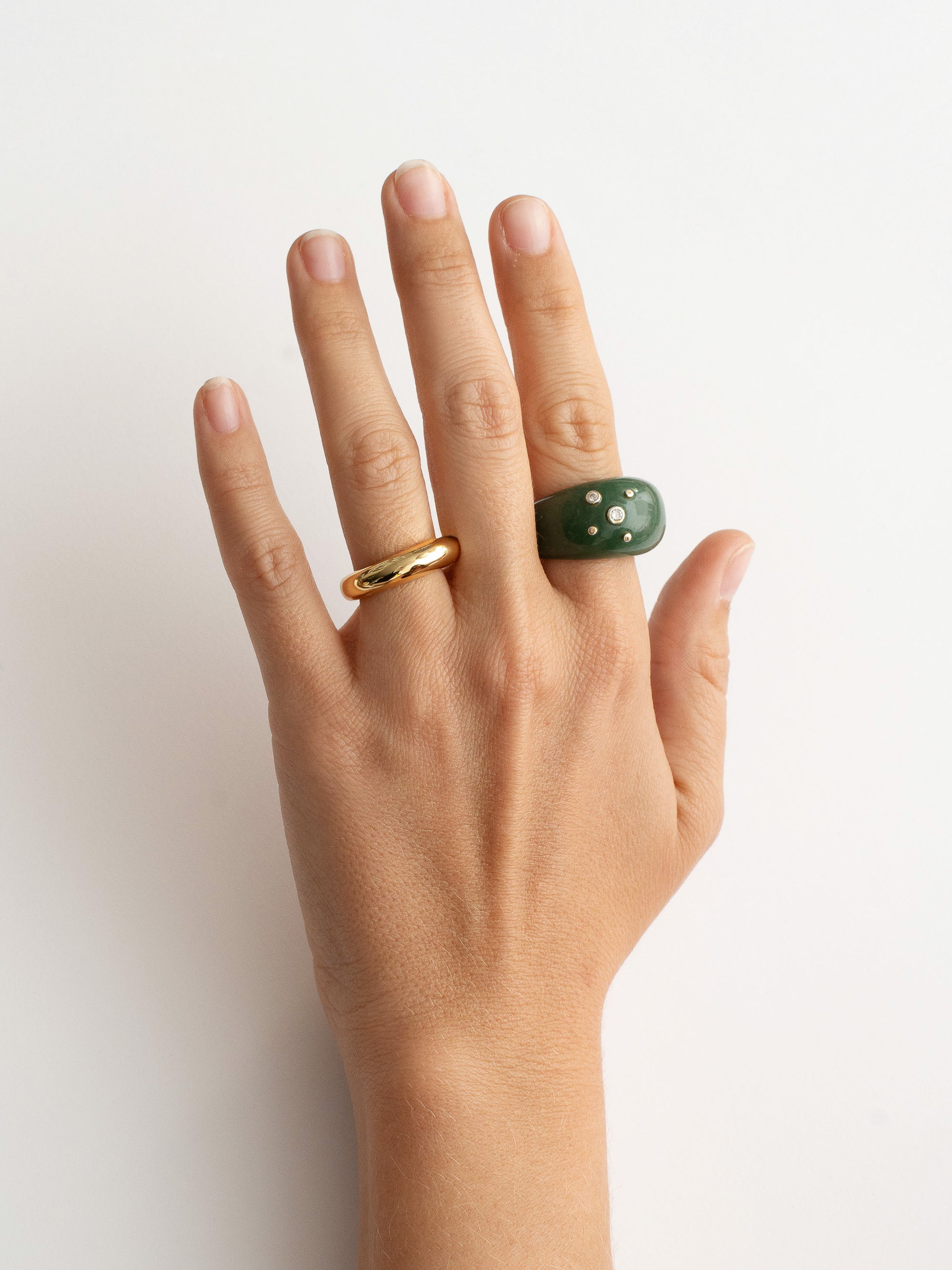 Kaia Green Ring