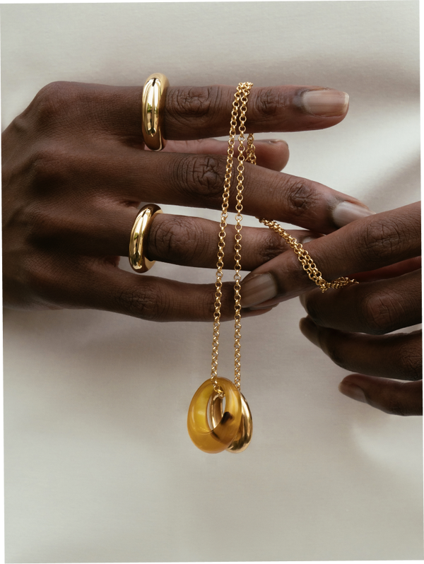 Big Donut Ring Gold