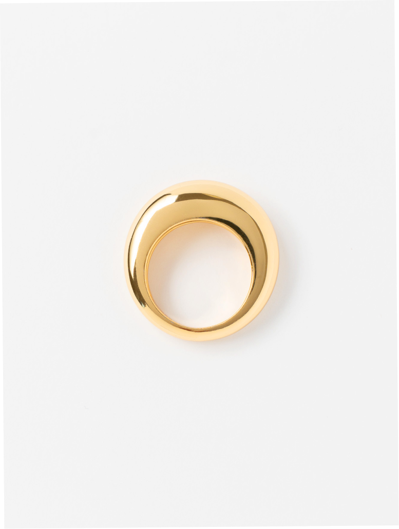 Big Donut Ring Gold