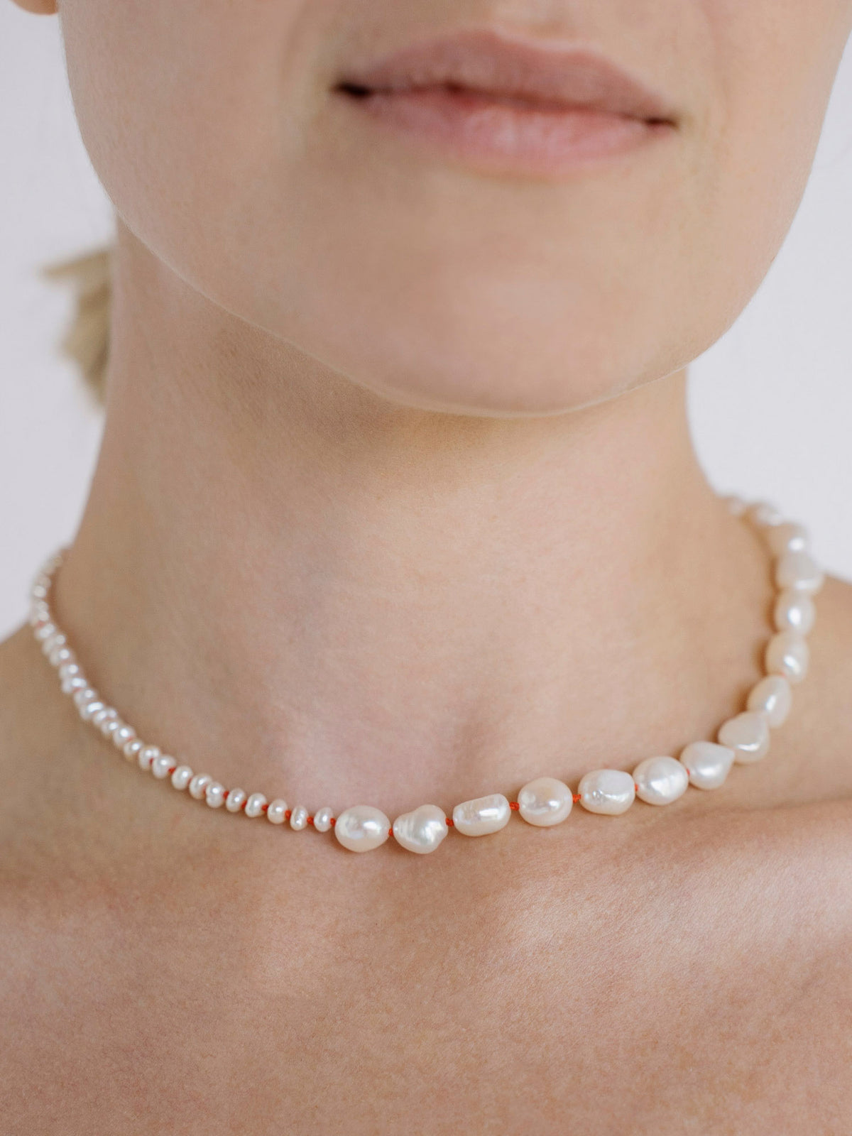 Mira Necklace Red Cord