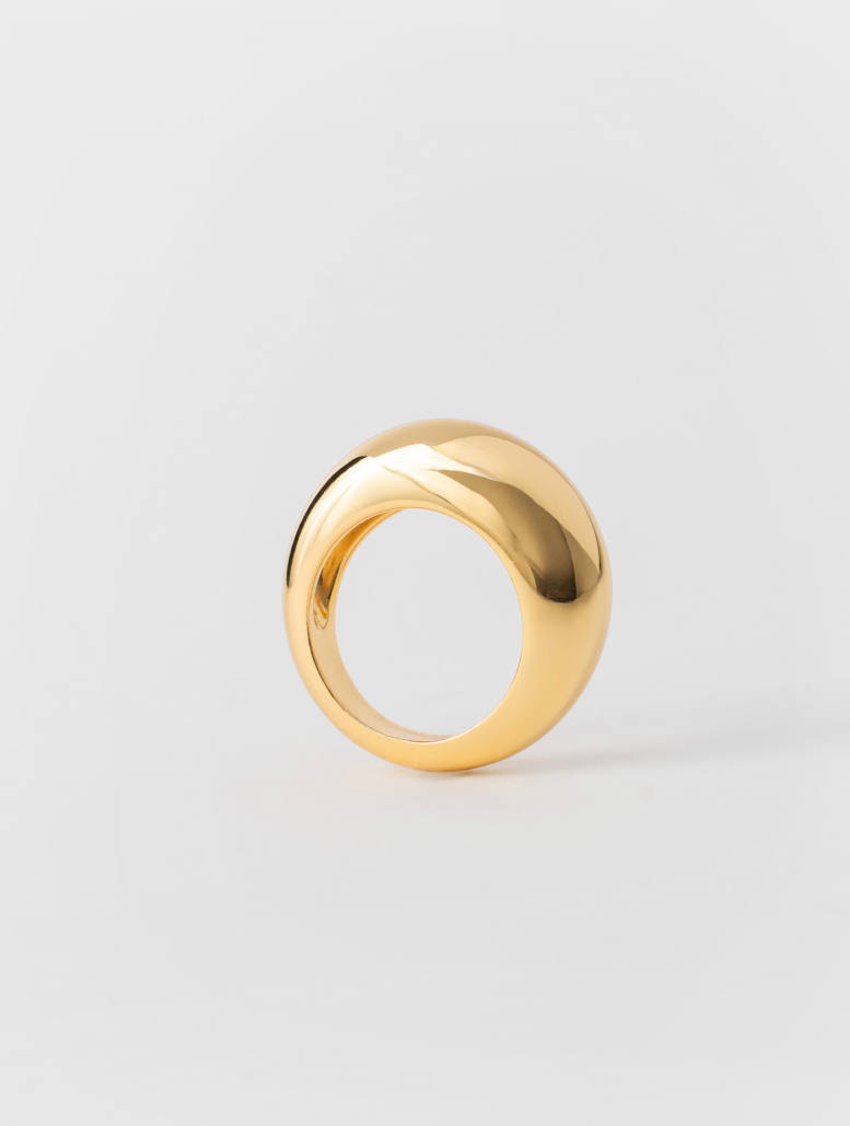 Big Donut Ring Gold