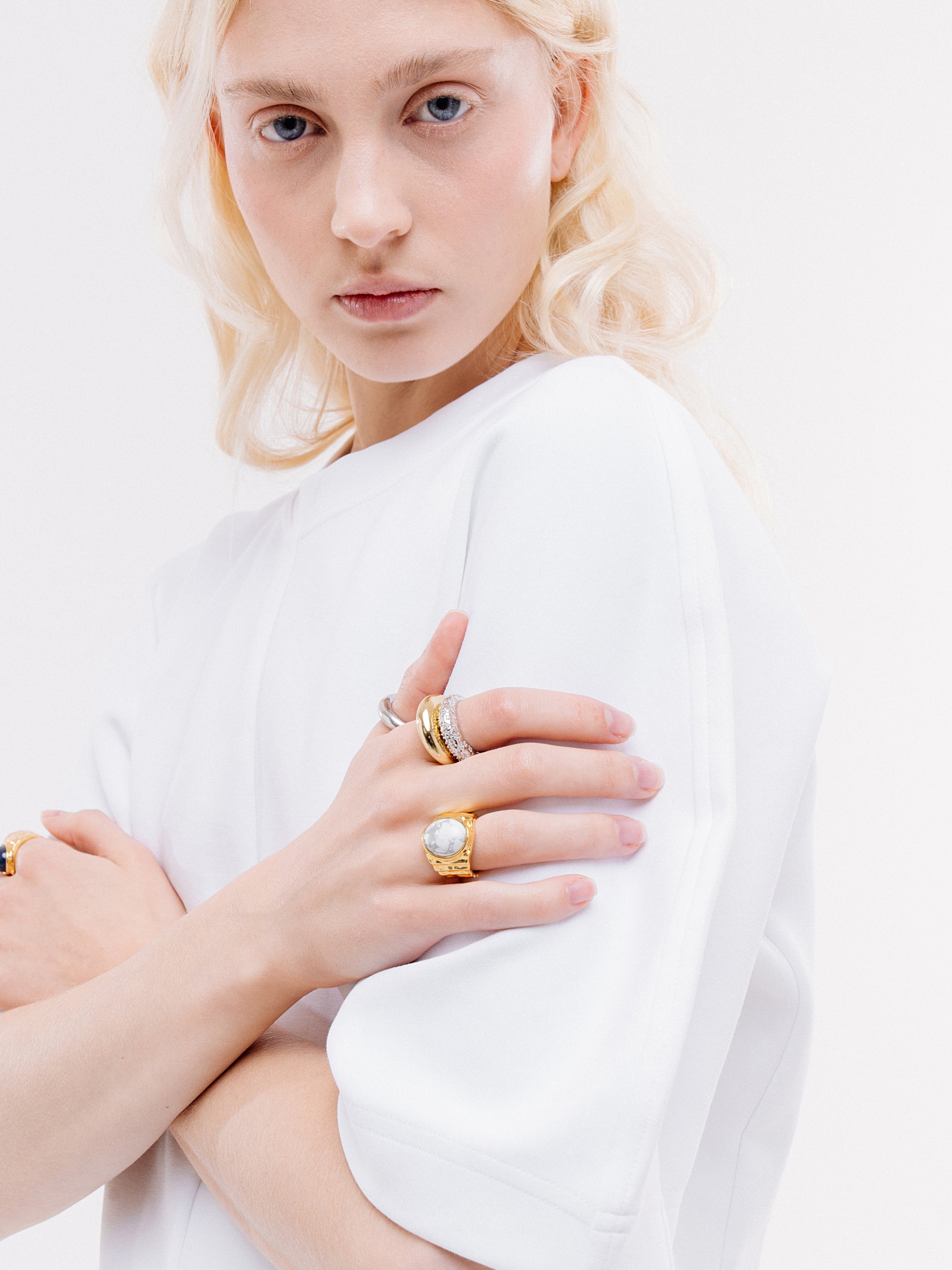 Set Crystal & Gold