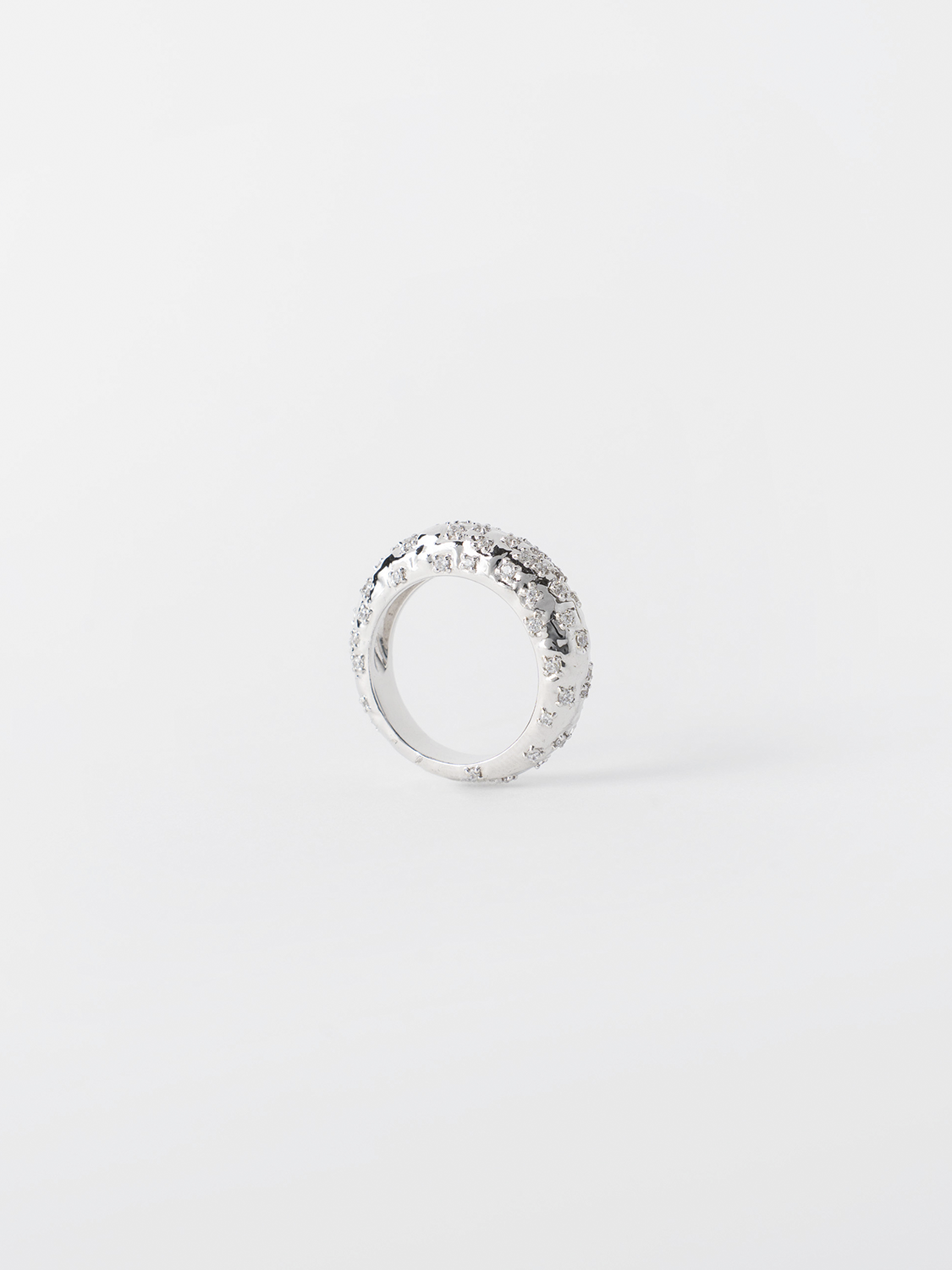 Crystal Donut Ring