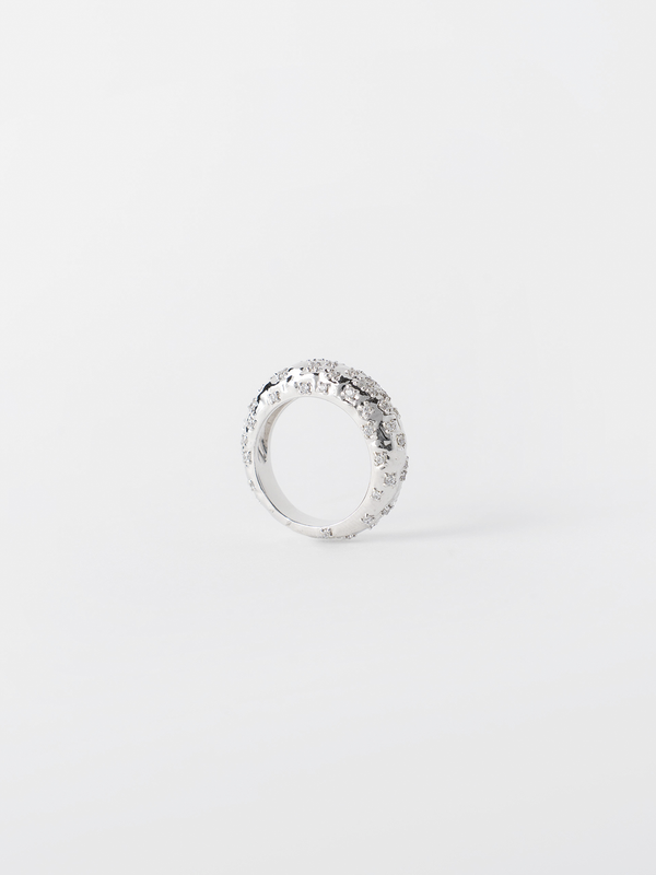 Crystal Donut Ring