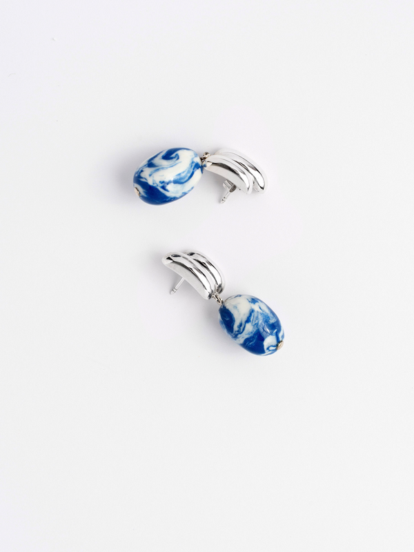 Iris Earring Blue
